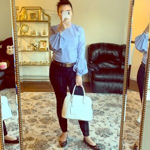 Coccinelle big white leather purse